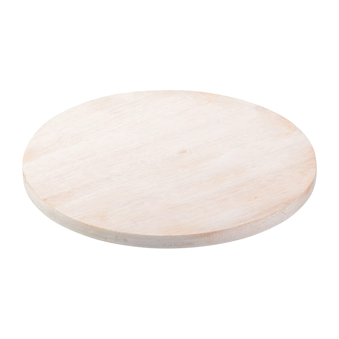 NKlaus plate natural wood light Ø14cm coaster table decoration saucer real wood 10453