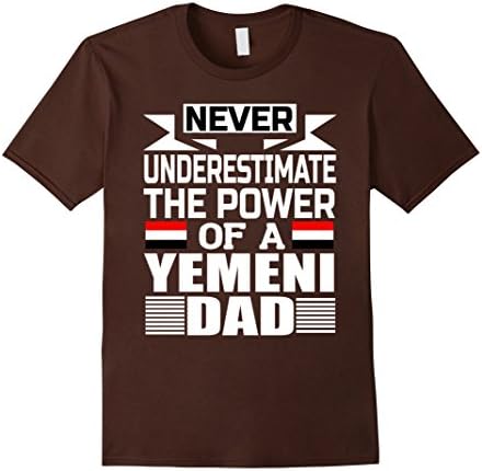 Mens Storecastle: Yemeni Dad Father's Day Yemen Gift T-Shirt Large Brown