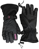 Gordini Women's Aquabloc Down Gauntlet Gloves, Black, Large