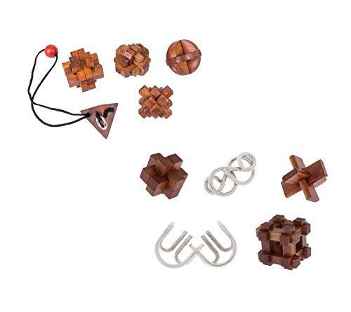 Great Minds Wooden Puzzle Bundle: Great Minds Set of 5 Women/Great Minds Set of 5 Men