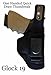 Black Suede - DTOM Waistband Inside The Pant Holster for Glock 19, 23, 32, and Ruger SR9 Compact