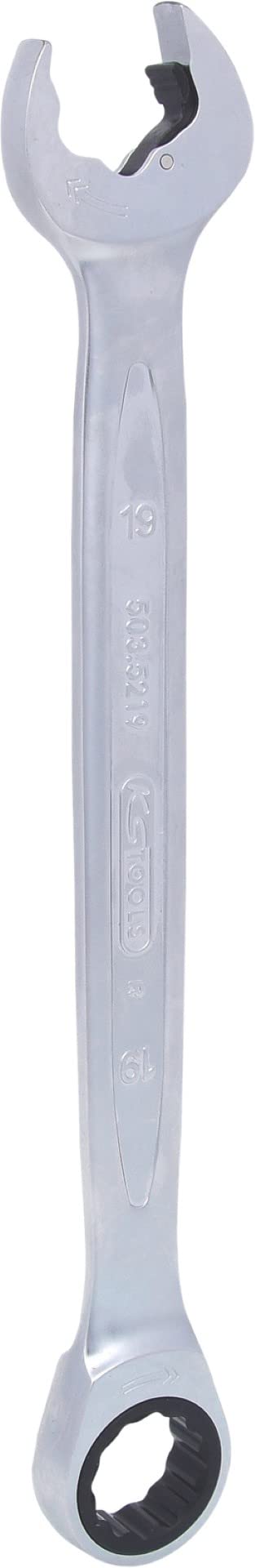 KS Tools 503.5219 Ratchetcombination Wrench 19mm with Ratchet Function On Open Side
