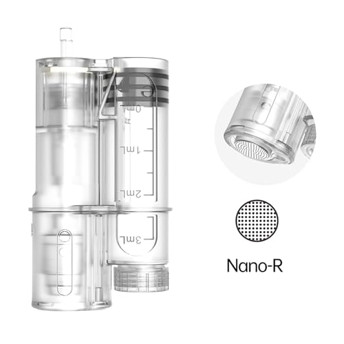 Dr. Pen H6 Replacement Cartridges - 10 x Nano-R Professional Genuine Replacement Cartridges Compatible with Dr. Pen H6