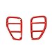 RT-CTZ Set of 4pcs Tail Light Cover Tail Lamp Rear Guard For 2015-2018 Jeep Renegade (Red)
