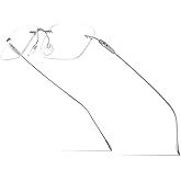 FONEX Titanium Glasses Frame,Rimless Frameless Optical Eyewear Eyeglasses for Men and Women F85634