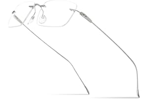 FONEX Titanium Glasses Frame,Rimless Frameless Optical Eyewear Eyeglasses for Men and Women F85634