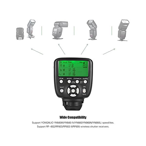 YONGNUO YN560 Ⅳ(2 Stück) 2.4GHZ Blitz Speedlite Wireless Transceiver Integrierte für Canon Nikon Panasonic Pentax Kamera… – Bild 7
