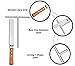 ORIGINAL Crepe Batter Spreader and Spatula Set - Stainless Steel and Wooden Handle - 2 Large Pieces For Crepe Pan Maker Machine