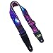 Bestgle Adjustable Guitar Strap Starry Sky Pattern Shoulder Strap for Electric Acoustic Guitar Bass