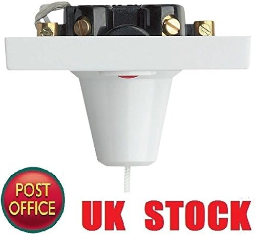 Markuk 45 Amp Zugschnur Schalter Deckenschalter 45 A Quadratisch Badezimmer Lichtschalter Weiss Amazon De Baumarkt