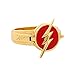 Xcoser The Flash Rings Exquisite Alloy Rings The Flash Cosplay Accessory Logo