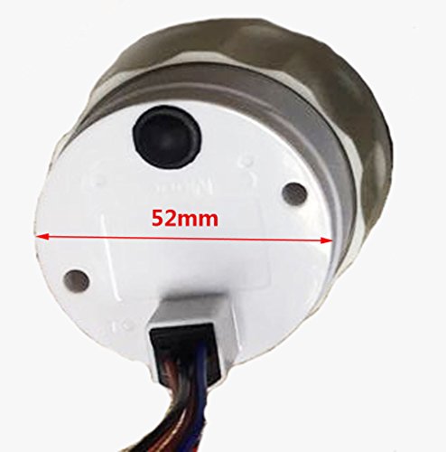Samdo 240-33ohm Signal Adjustable 7 Color Backlight Digital Fuel Level Gauge Meter 52mm 12V/24V Universal