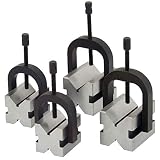 Anytime Tools 8 pc V-BLOCK & CLAMP DOUBLE SIDED 90&deg; MACHINIST TOOL