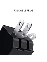 AUKEY Cargador USB C con 18 W de entrega de energía 3.0, cargador de pared USB ultracompacto, compatible con iPhone Xs Xs Max XR, Google Pixel 2 2 XL, Samsung Galaxy S9+ Note8, y más negro