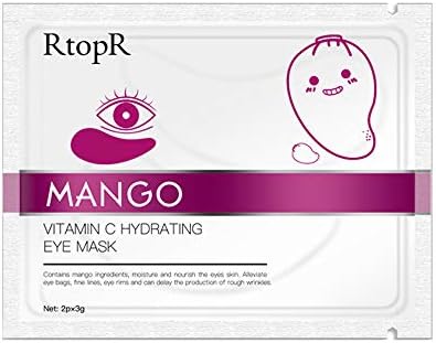 YIYEZI Natural Mango Collagen Eye Zone Mask Anti Aging Wrinkle, Moisturising,Whitening Dark Circle Under Eye Patch (A)