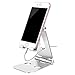 HITASION Cell Phone Stand, Double Adjustable Universal Aluminum Cell Phone Tablet Stand Accessories for All Android Smartphone Samsung Note 8 Google Pixel iPhone X 8 7 6 6s Plus LG G6 Moto Z and More