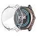 Screen Protector Case Compatible with Fossil Women's Sport 41mm FTW6022 Cover, All-Around TPU Plated Protective Frame Scratch Resistant Bumper Shell Smartwatch Accessories (Clear, FTW6022)