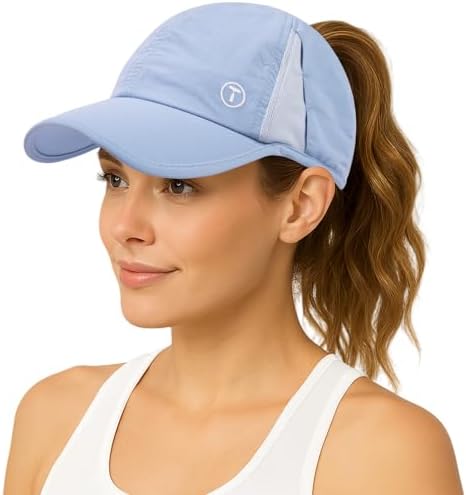 Cooling High Ponytail Sports Hat for Women Breathable UPF 50+ Foldable Beach Sun Hat with Ponytail Hole UPF 50+ UV Protection  main image 4