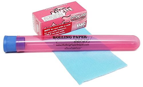 Juicy Jay's Big Roll Rolling Papers - Cotton Candy Flavor - Over 15 Feet per Roll - 1 Roll with RPD XL Doobtube