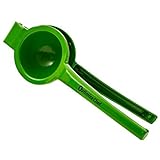 Optimize Chef Lemon Lime Citrus Press Squeezer Juicer - Green Color - Best Hand Held Juicer to Squeeze Lemonade - Get Every Last Drop