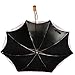 kilofly Anti-UV Embroidered Sun Protection Folding Parasol Umbrella, UPF 40+