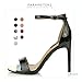 DailyShoes Women's Stilettos Sandal Open Toe Ankle Buckle Strap Platform Evening Party Dress Casual Shoes