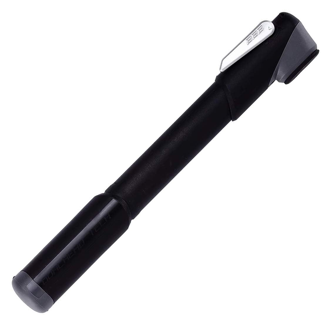 BBB Cycling WindWave Mini Bike Pump | Compatible with Presta, Schrader and Dunlop Valves |High Volume | BMP-54, Black