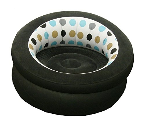 Single Inflatable Blow Up Chair Camping Sofa Seat Sun Lounger Gaming Pod Seat