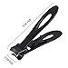 Wide-opening Jaw Deluxe Large Nail Clipper, Stainless Steel Sharp Sturdy Toenail Clippers for Thick Nails