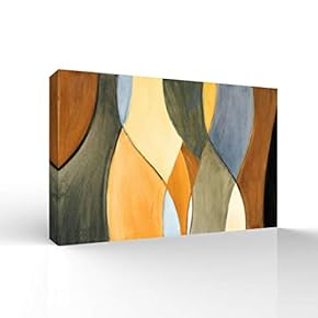 Abstract Colorful Lines Painting for Bedroom Living Room