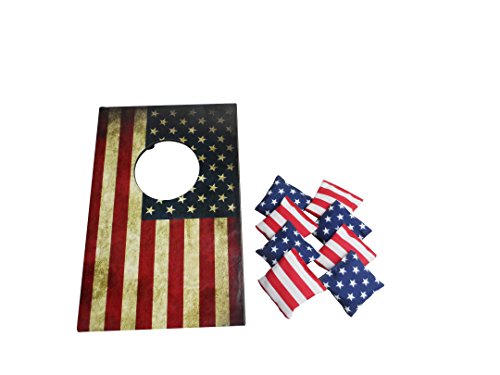 image for SPORT BEATS Sportbeats Mini Portable Cornhole Toss Game with 4 Bean Ba