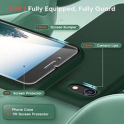 TOCOL 3 in 1 for iPhone SE Case 2020/2022, iPhone