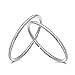 5 PCs Bangle Bracelet,Hemlock Women 925 Sterling Silver Bracelet Bohemia Jewelry (Silver)