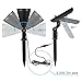 YINGHAO 2 Packs Solar Spot Lights Outdoor Waterproof, 2200mAn Solar Landscape Light Waterproof for Tree, Separated Panel 16ft Cable, Auto On/Off Uplights for Yard Garden Wall Pathway - Cool White