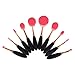 Vander Makeup brushes10 Pcs Fashionable Professional Super Soft Oval Toothbrush Makeup Brush Set Foundation Brushes Contour Powder Blush Concealer Eyeliner Brush Cosmetics Tool Christmas Gift