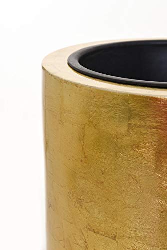 Vivanno Pflanzkübel Blumenkübel Bodenvase PILA Gold Hochglanz (120 x 37) – Bild 3