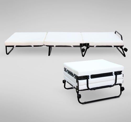 Modern Convertible Sofa Bed Ottoman Couch Mattress Lounge Bed Sleeper w/Casters
