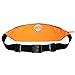 AquaQuest Kona Running Belt - Water Resistant Zipper Pouch - Comfortable, Adjustable, Lightweight - Waist Pack for Phone, Money, Keys - Orange