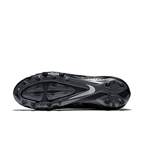 Nike Men's Alpha Field General Elite Camo Football Cleat (12.5 D(M) US, Black/Grey/Silver)