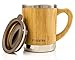 Forestry Labs Stainless Steel and Bamboo Insulated Mug - 9oz