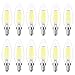Kohree E12 LED Candelabra Bulb 40W Equivalent, 5000K Daylight White, C35 4W Vintage LED Edison Filament Chandelier Light Bulb, Candle Bulb Non-Dimmable, 12 Packs
