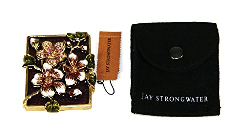 Jay Strongwater Raquel Dogwood Purse Mirror New