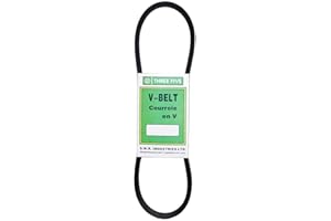THREE FIVE - A32/4L340 V Belt, 1/2" x 34" OC, Rubber, A/4L Dual Brand