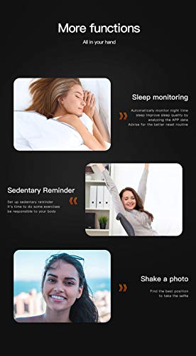 Fitness Tracker voor mannen Dames Slaapmonitor Activity Tracker met bloeddruk Bloedzuurstof, B28 Smart 1.3inch Full… - Image 4