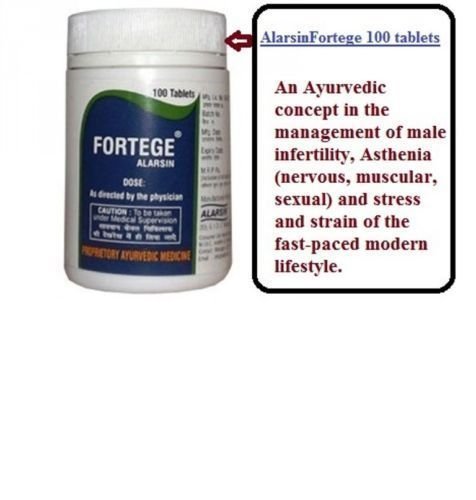 Artcollectibles India Alarsin Fortege 200Tabs To Boost Sperm Count Semen Volume Men Fertility Motility