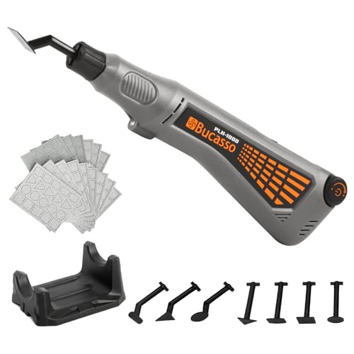 Bucasso Cordless Sander Pen, Variable Speed & USB Charging with LED Light, Multi-purpose Power Tool for Sanding, Polishing, Finishing and DIY (GRIS)