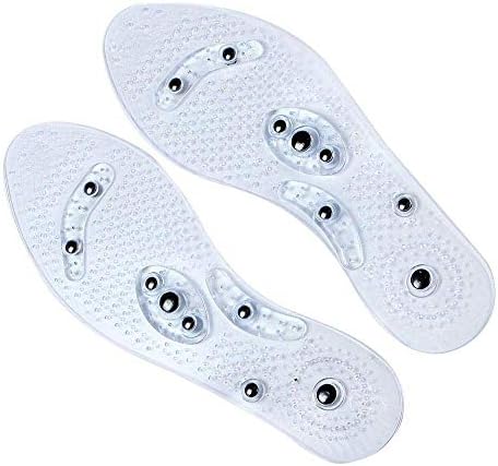 WFWJ MindInSole For Feet Acupressure Magnetic Inserts for Men and Women Massage Foot Therapy Reflexology Pain Relief Helps Burn Fat Cutable Fits Washable