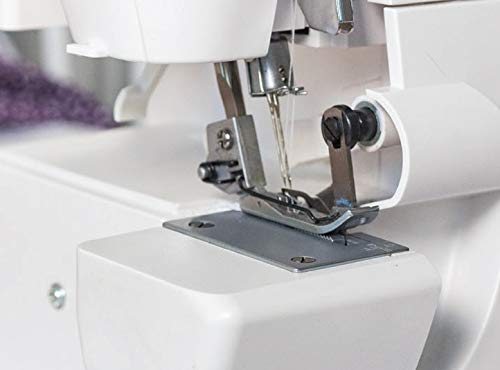 Crafter's Companion Gemini Lock Pro Serger, Color-Coded Threading Guide, Dial Stitch Length, Presser Foot Pressure Adjustment - Thumbnail 5