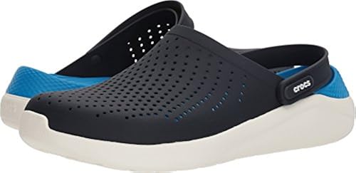 Crocs Unisex Men's and Women's LiteRide Clog, Navy/White, 10 US in