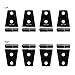 Iparts 8 Pcs Black Door Hinge Cover for 4-Door Jeep Wrangler JK JKU Unlimited Rubicon Sahara X Off Road Sport Exterior Accessories Parts 2007 2008 2009 2010 2011 2012 2013 2014 2015 2016 2017